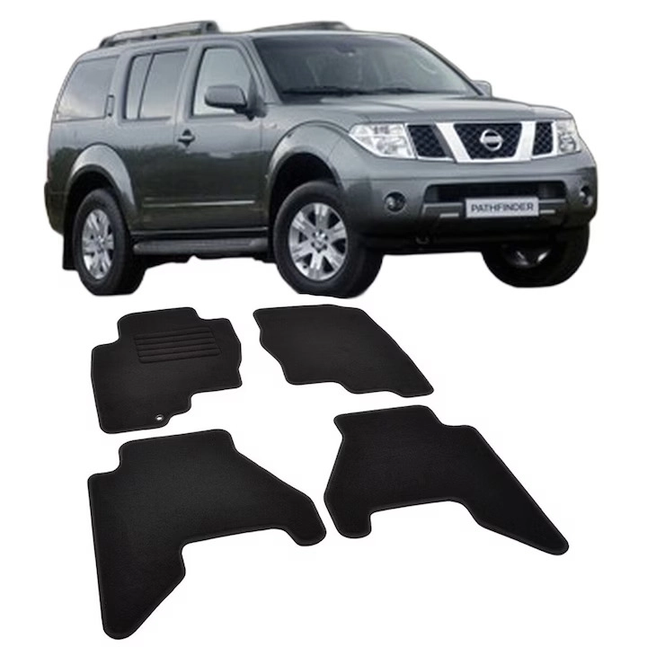 112221802 Covorase textil 4 buc’’Rex graphit’’ Nissan Pathfinder ab 1998-02/2005