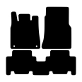 112236302 Коврики ворс. 3-шт ’’Rex graphit’’Mercedes A-Klasse(W168) A140-A180 ab 1997-02/2001