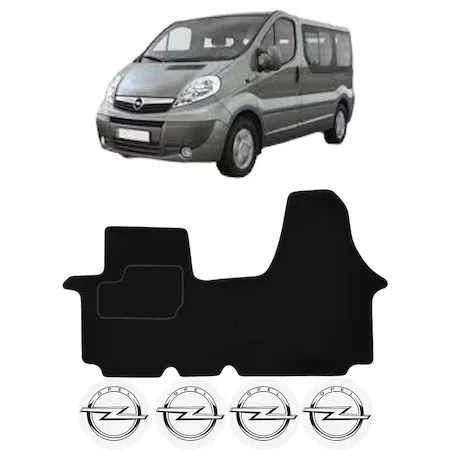 112640702 Covorase textil 4 buc’’Rex graphit’’ Opel Vivaro ab 06/2007 Fahrgastraum mit Zusatzheizung