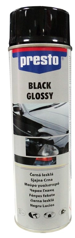 428948 Vopsea Presto Luciu Negru 500ml./Black HG/