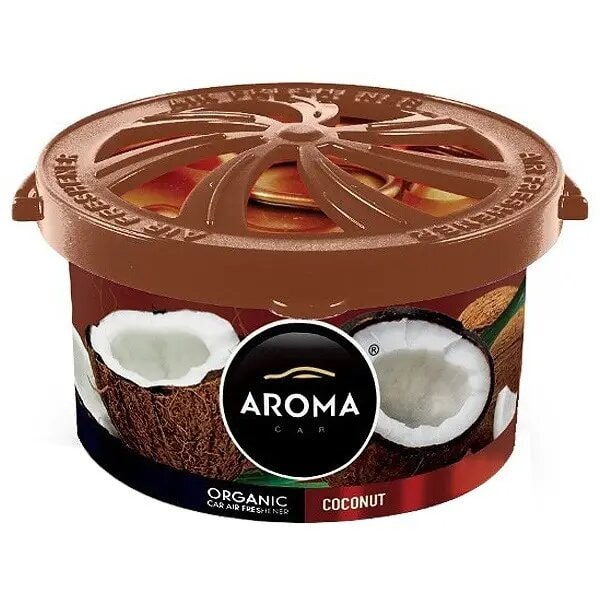 Aroma organic coconut 40g.aromatizator auto