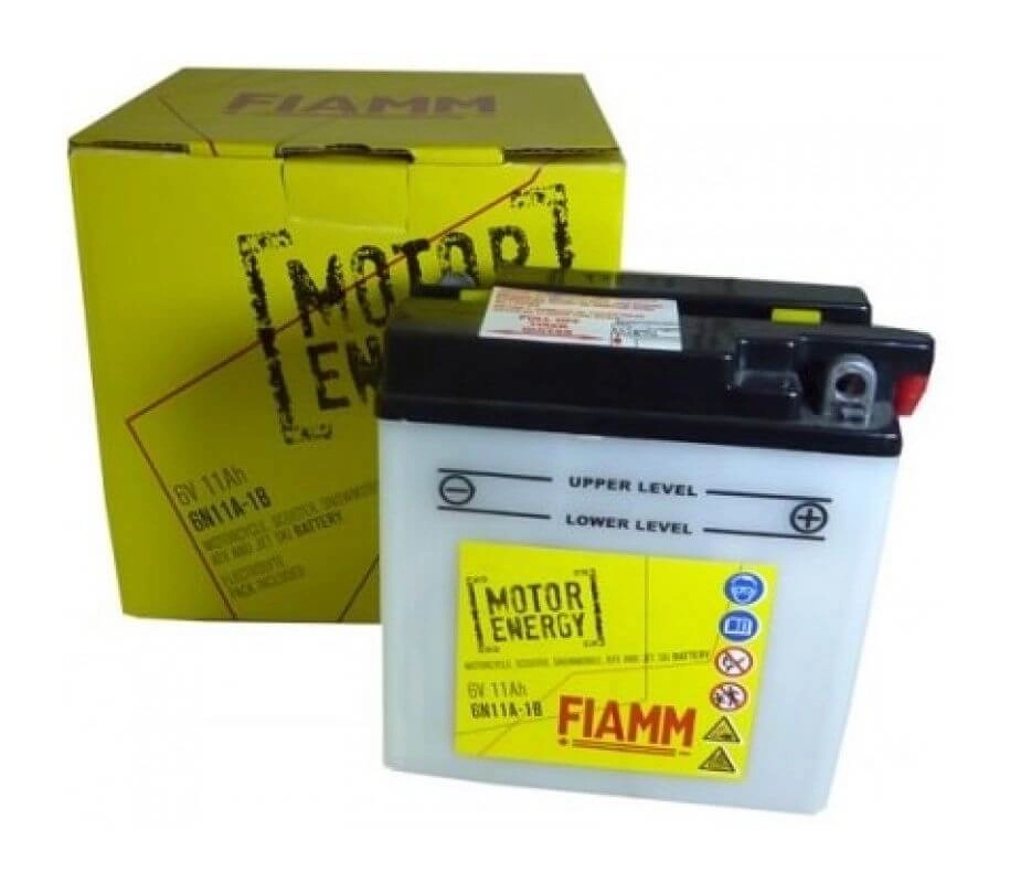 Fiamm - Moto 7902840-7907018 6N11A-1B (6V/11Ah) (120x60x130 - +)  аккумулятор для мотоцикла