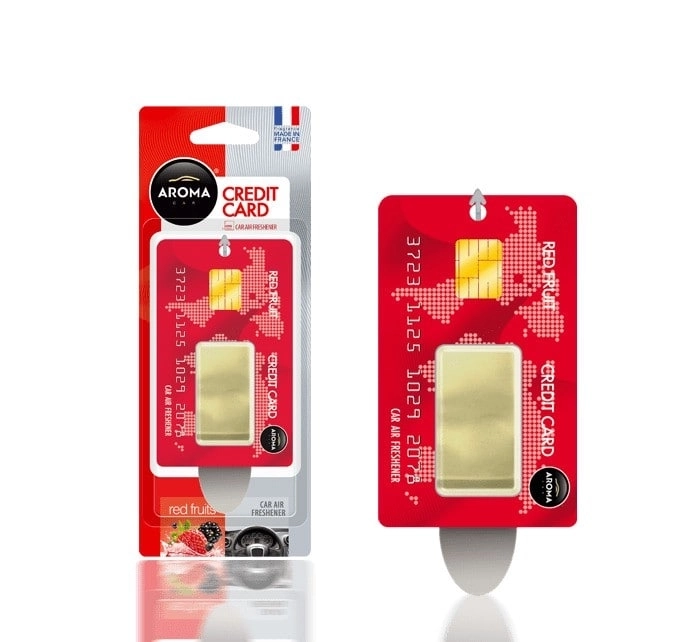Aroma Credit Card Red-Fruits aromatizator auto
