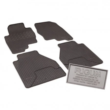 Covorase’’ Rigum’Nissan Navara 05-/Nissan Pathfinder 06-/ din cauciuc