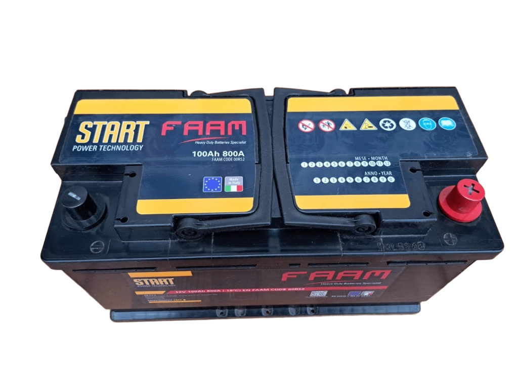 FAAM - BTR 100AH P+ CA DX TPSTART (11018566/2300R52ZAF) Baterie de pornire