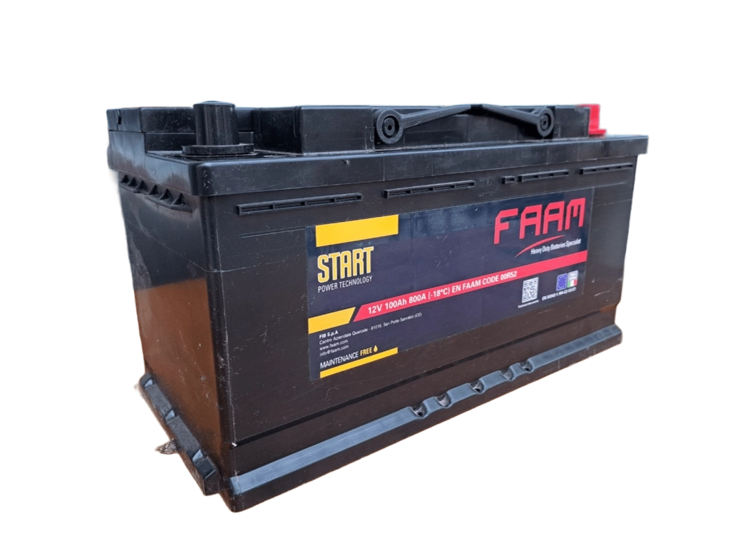 FAAM - BTR 100AH P+ CA DX TPSTART (11018566/2300R52ZAF) Baterie de pornire