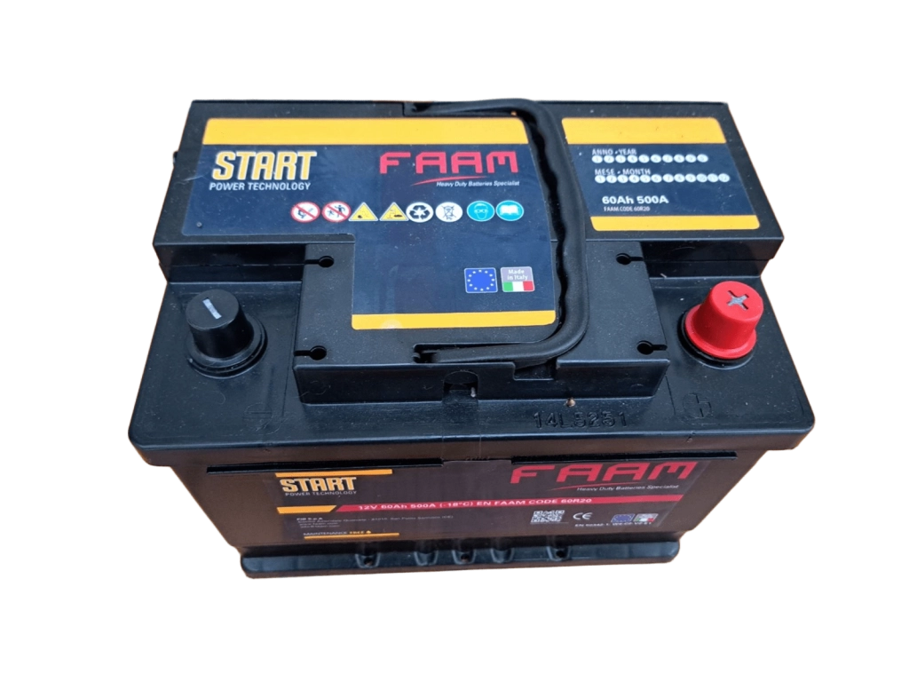 FAAM - BTR 60AH P+ CA DX TPSTART (11018578/2360R20ZAF) Baterie de pornire