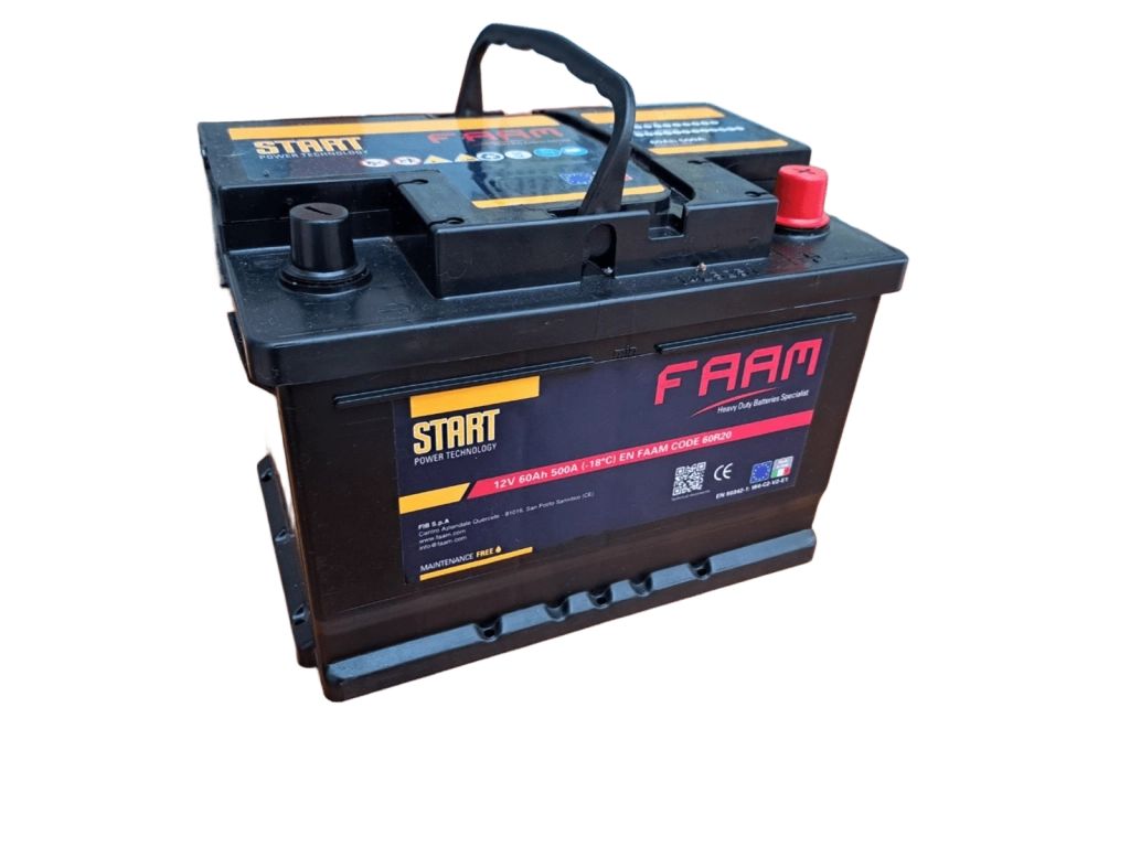 FAAM - BTR 60AH P+ CA DX TPSTART (11018578/2360R20ZAF) Baterie de pornire