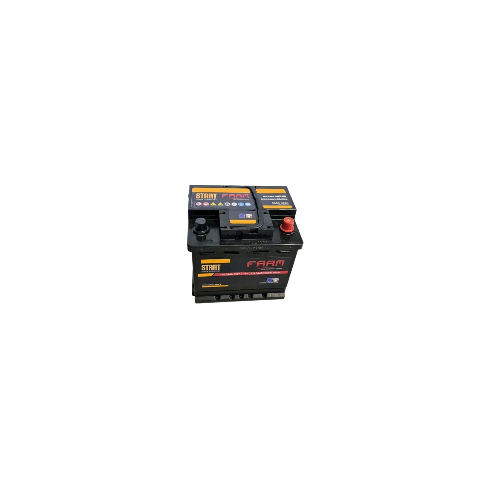FAAM - BTR 62AH P+ CA DX TPSTART (11018457/2362R22ZAF) Baterie de pornire