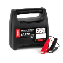 Автомобильное зарядное устройство для аккумулятора 6A, 12V AMiO SBC-6A