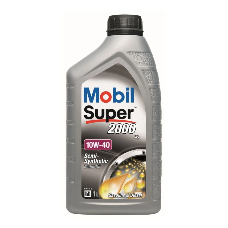 MOBIL 10W40 SUPER 2000 бенз.1L. Масло моторное
