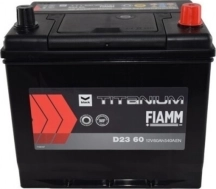 Fiamm - 7905180 Black Japan D23 60AH  P+(540 A) (Size 230x170x223) Baterie auto