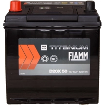 Fiamm - 7905175 Black Japan D20X 50AH L+(420 A) (Size 200x170x223) Baterie auto