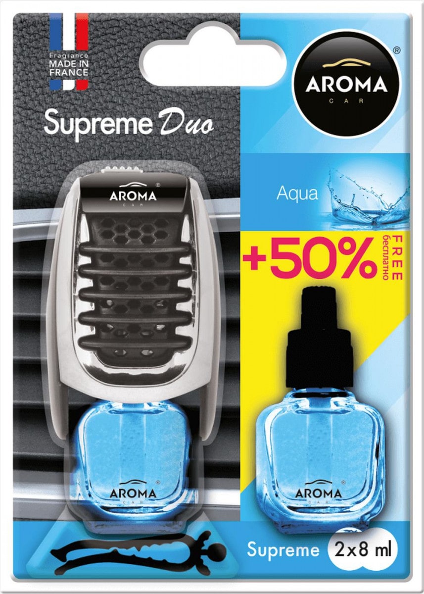 Aroma car supreme duo (aqua) 2x7ml ароматизатор