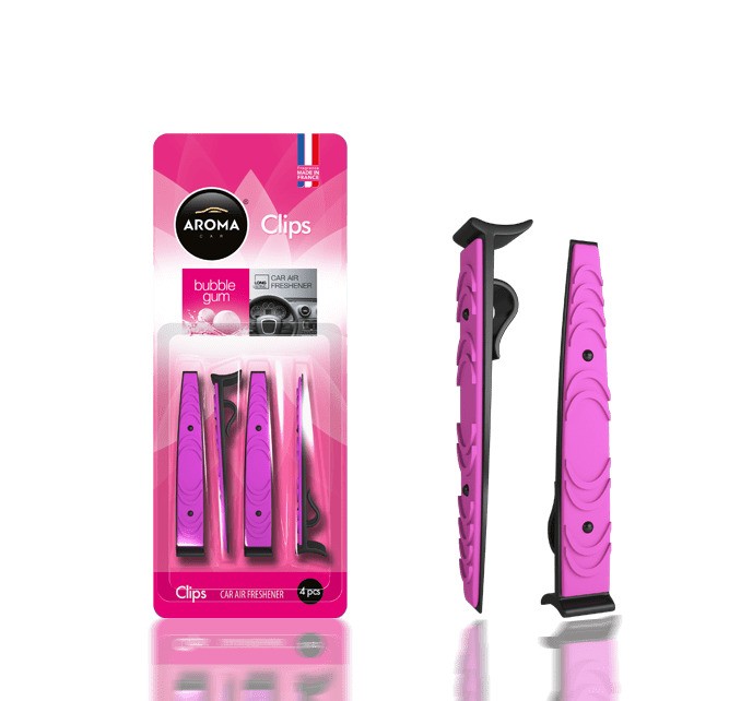 Aroma car clips 4pcs (bubble gum) aроматизатор