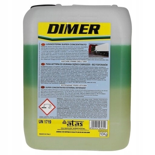 Dimer 10кг. Средство для наружной мойки авто (Активная пена)