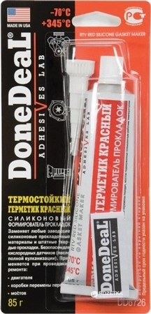 DD 6726 Etansant rosu rezistent la caldura (fosta garnitura din silicon) 85g.