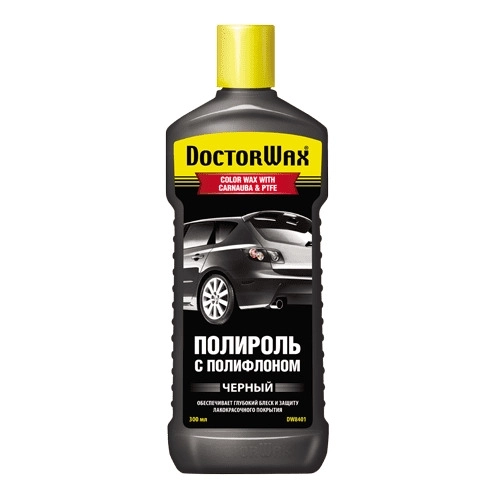 DW 8401 Полироль с полифлоном чёрная 300мл
