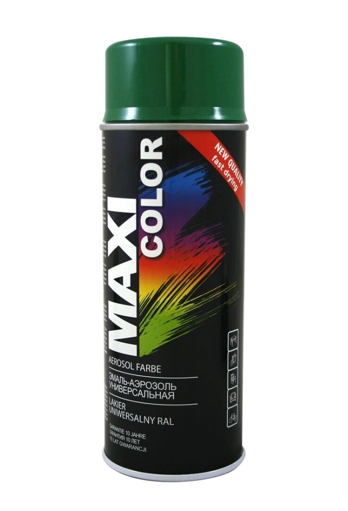 MX6002 Maxi Color RAL6002 Краска Зелёный 400мл