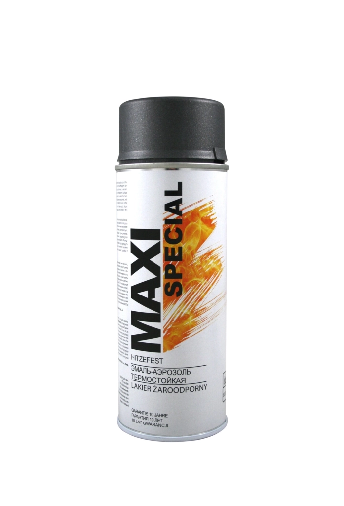 MX0014 Maxi Color RAL0014 Термостоикая Эмаль Антрацит 400mл