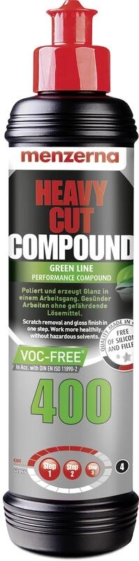 Heavy Cut Compount 400 in 250 мл Green Line Полировальная паста
