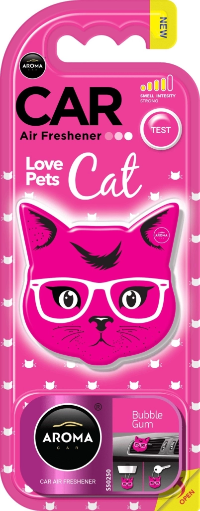 Aroma car polymers cat (Pink Blossom) ароматизатор