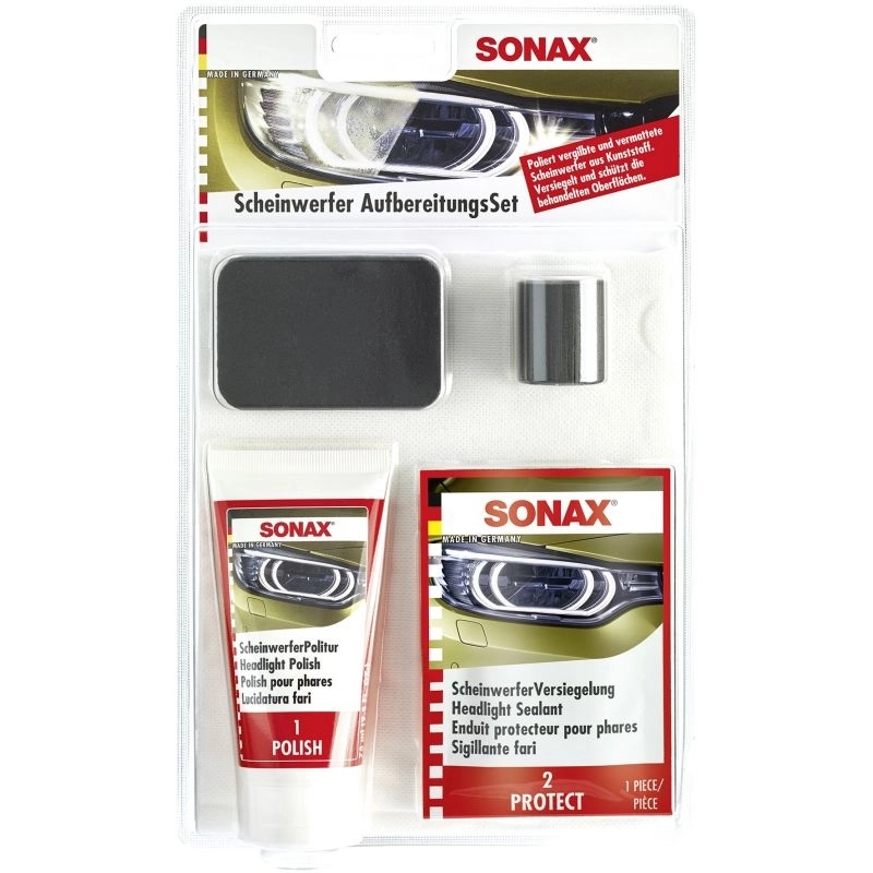 Sonax Zestaw Set de lustruit farurile