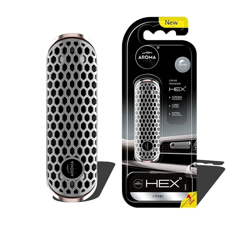 Aroma car hex  (Silver)  aроматизатор