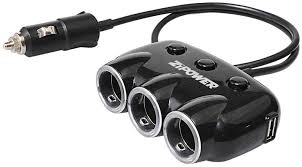 PM6653 Разветвитель прикуривателя (3-WAY Car charger)