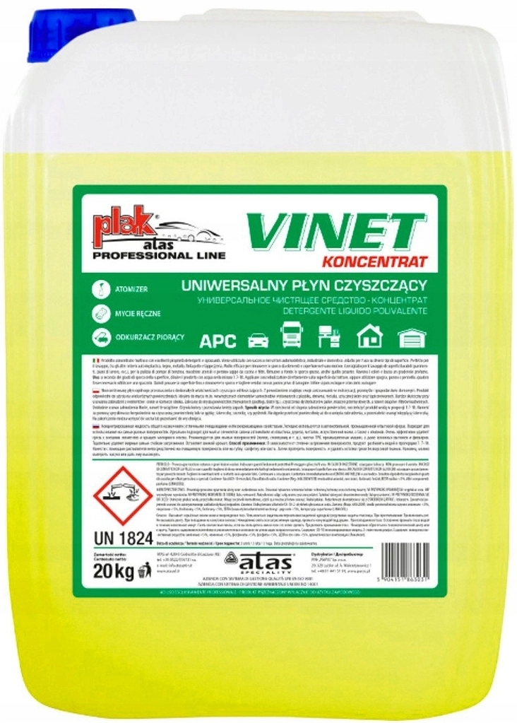 Vinet 20кг. Универсальное моющее средство концентрат