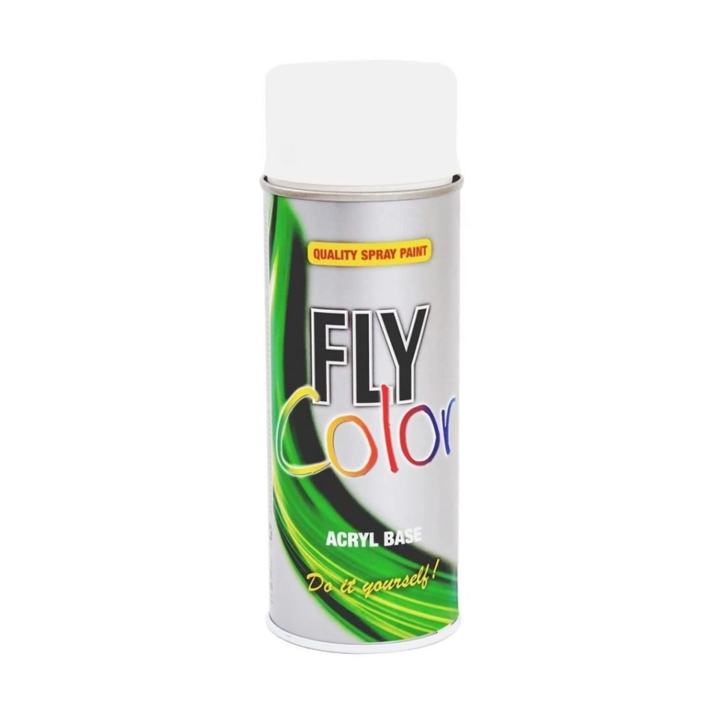 400604 RAL9010 Fly Color Alb Lucios 400ml