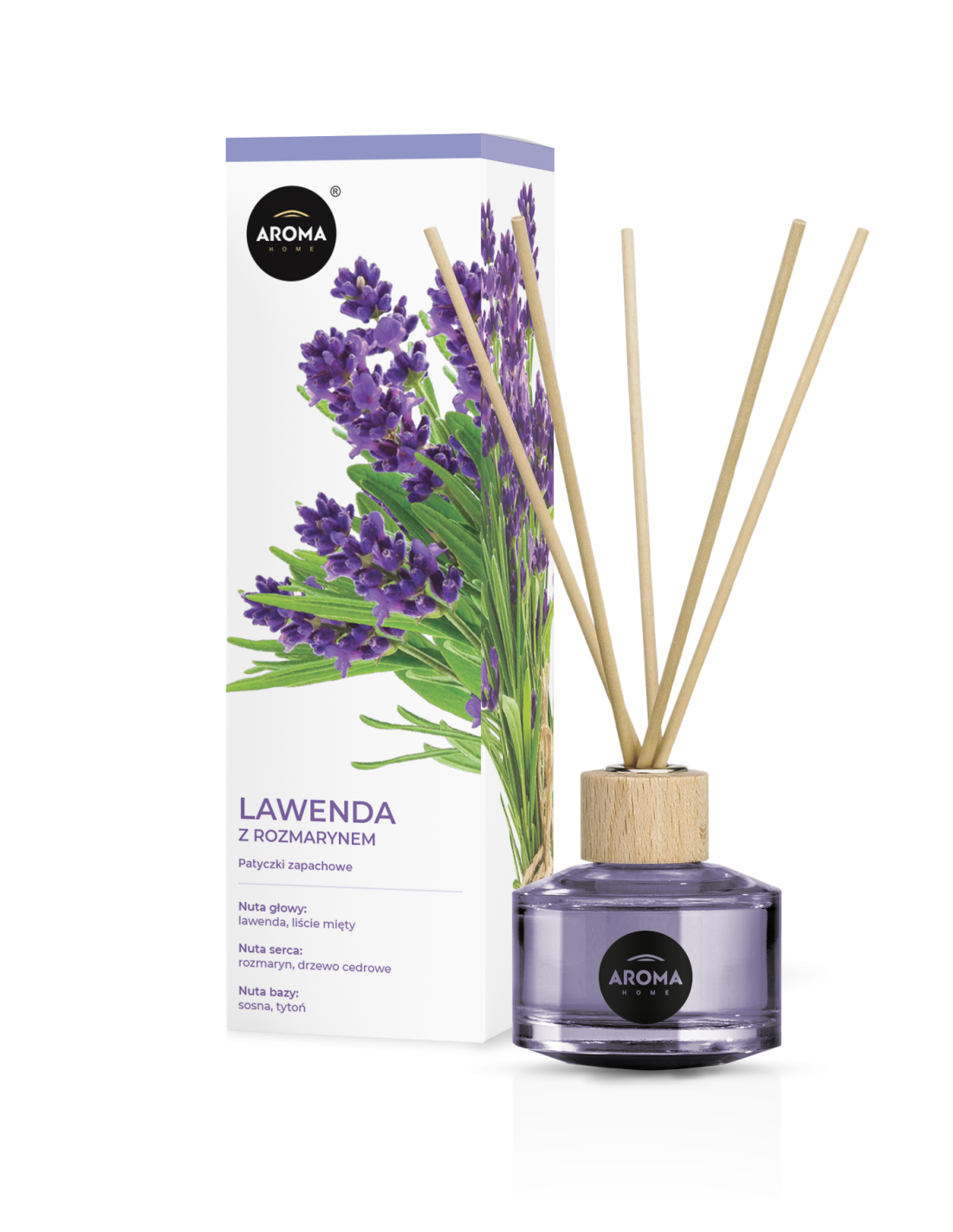 Aroma home sticks ,lavanda cu rozmarin , aromatizator 50ml