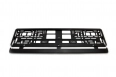 01162 Placuta numar de inmatriculare Black cu EAN
