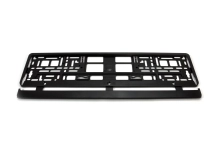 01162 Placuta numar de inmatriculare Black cu EAN