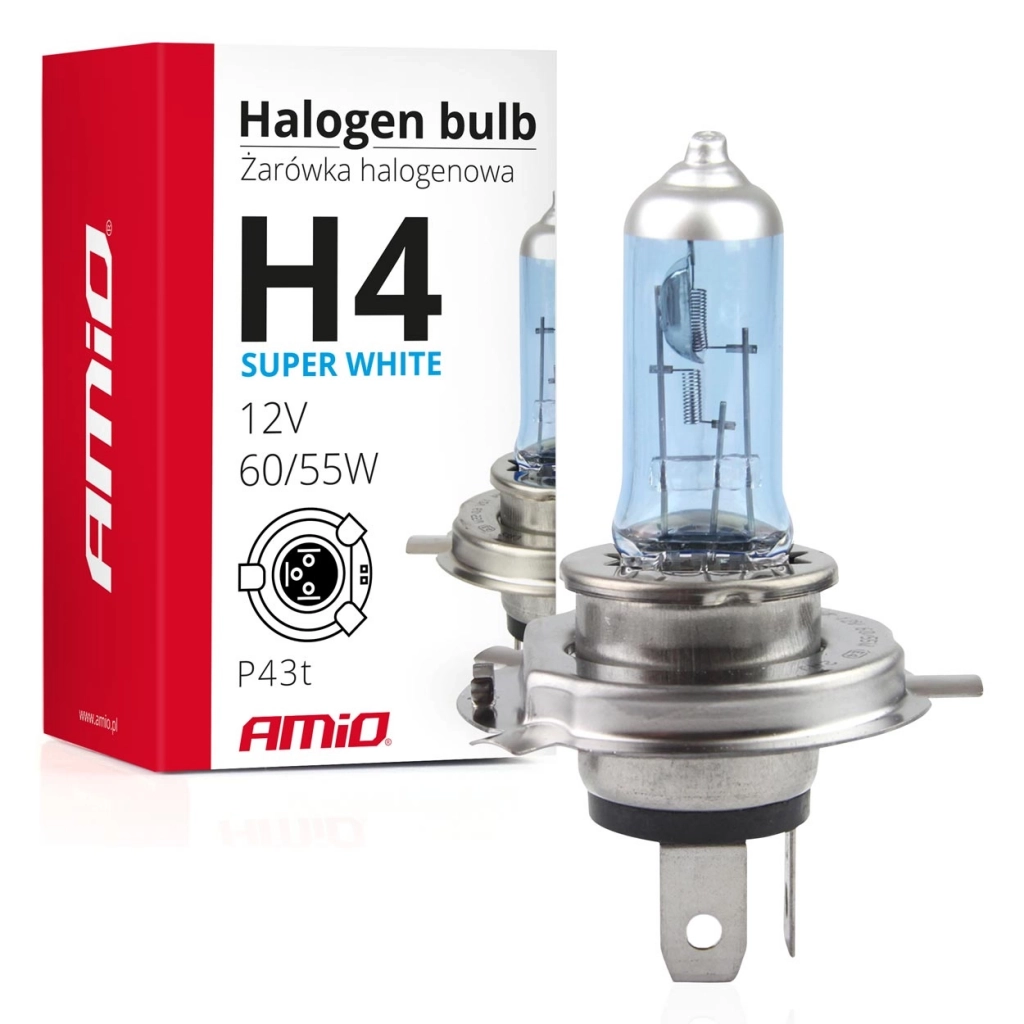 01269 Галогенная лампа H4 12V 60/55W Super White
