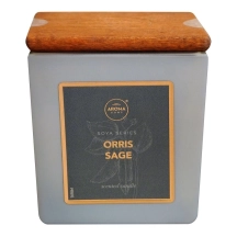 Aroma Home Соевая Свеча Ирис и Шалфей 155г.
