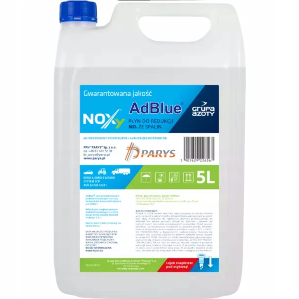 Ad Blue Noxy 5 л - Жидкость для систем SCR