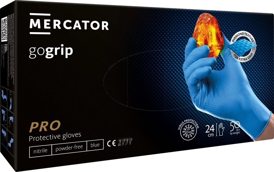 MER20317 Manusi nitril Mercator GoGrip XL blue (1buc)