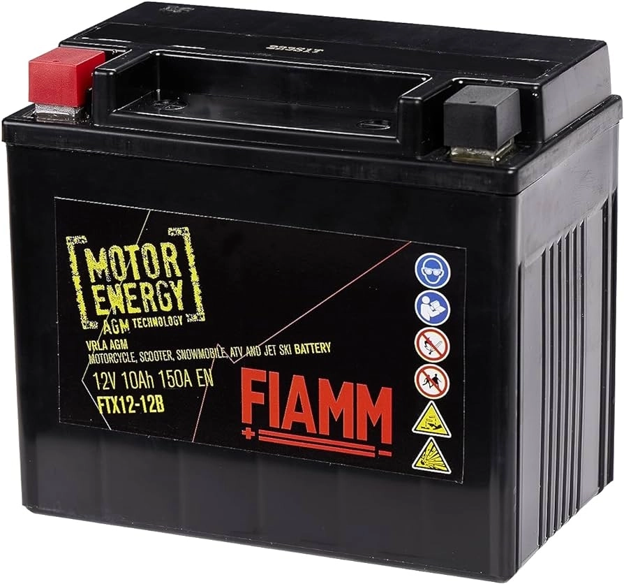 Fiamm - Moto 7906867  FTX12-12B (12V/10Ah) (150x87x130+ -) аккумулятор для мотоцикла
