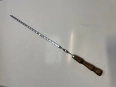 Шампур для мангала INOX ’плоский’ ручка дерево/лак 700*12*3mm (52-003u1) Ukr
