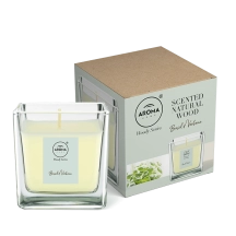 Aroma Home Lumanare Woody Series, Busuioc Verbena 155g.
