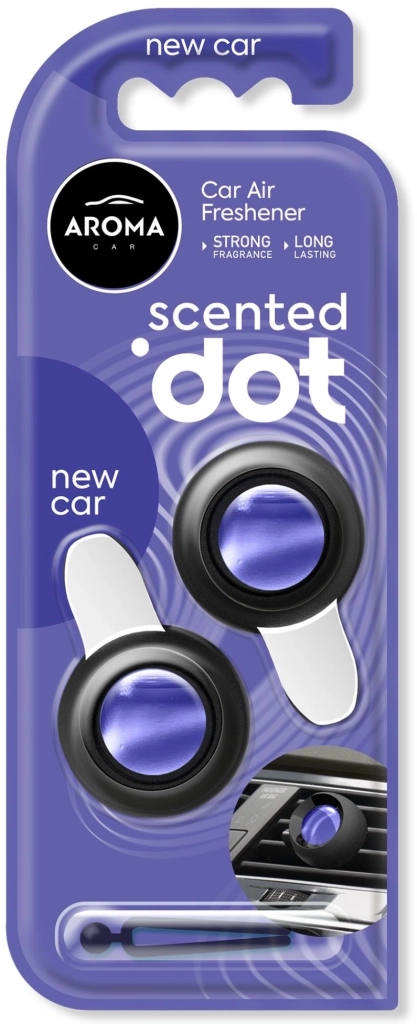 Aroma Car Membrana Double Dot (new car ) 14шт ароматизатор