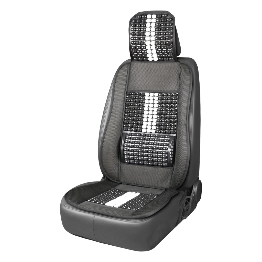 03648 Husa auto cu elemente din lemn GSM-10-Black 131x46cm