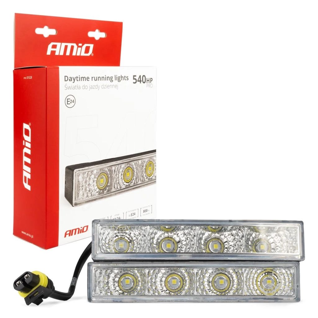 01528 Bec cu lumina rece de zi LED DRL 540HP