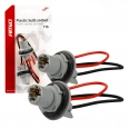 03049 Soclu din plastic T15 cablu 15cm 2 buc
