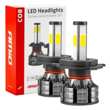 02843 Faruri LED COB 4 Side Seria H4