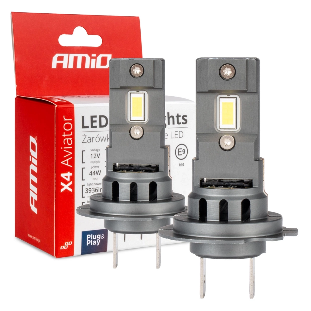 03764 Светодиодные лампы LED серии X4 AVIATOR H7/H18 6500K