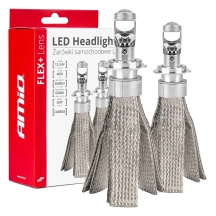03660 Bec LED HEADLINGHTS FLEX+SERIES CANBUS 50W 12-24V H7/H18 WITH LENS 