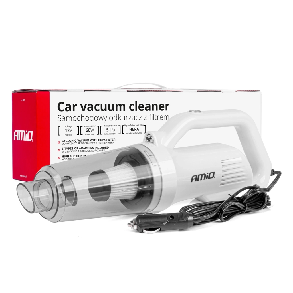 03691 Aspirator auto 60W 12V 5kPa HEPA VC-04