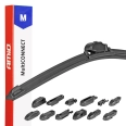 01201 Lame de stergator plat MultiConnect 28’ (700 mm) 12 adaptoare